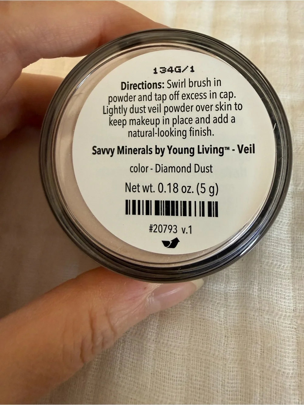 New Savvy Minerals by Young Living- Veil Color Diamond Dust